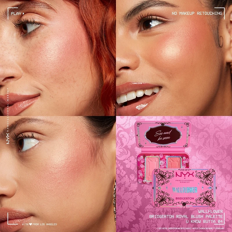 Palettes de fards à joues royal Bridgerton