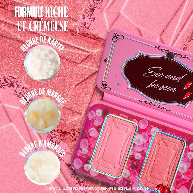 Palettes de fards à joues royal Bridgerton