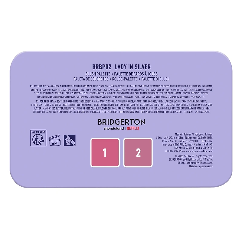 Bridgerton Royal Blush Palette