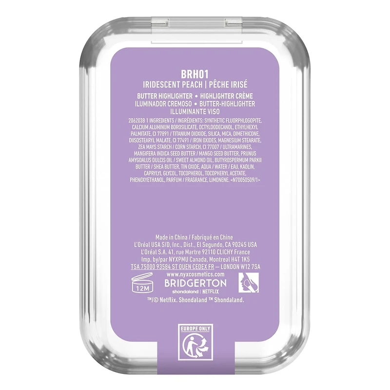 Bridgerton Royal Highlighter Iridescent Peach