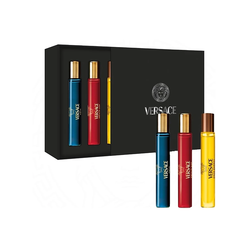 Coffret Versace Eros Trio Travel Spray