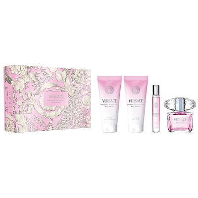 Versace Bright Crystal Eau de Toilette 4PC Set