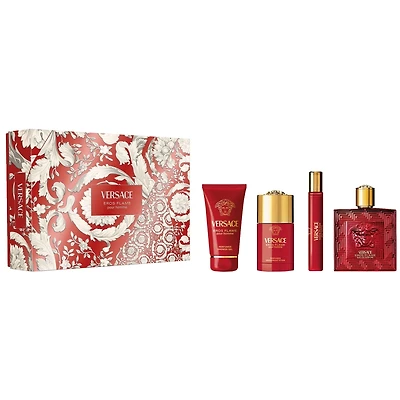 Coffret Versace Eros Flame 4pc
