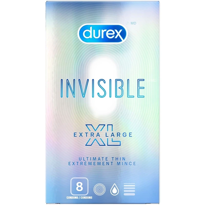 Condoms ultraminces Invisible XL