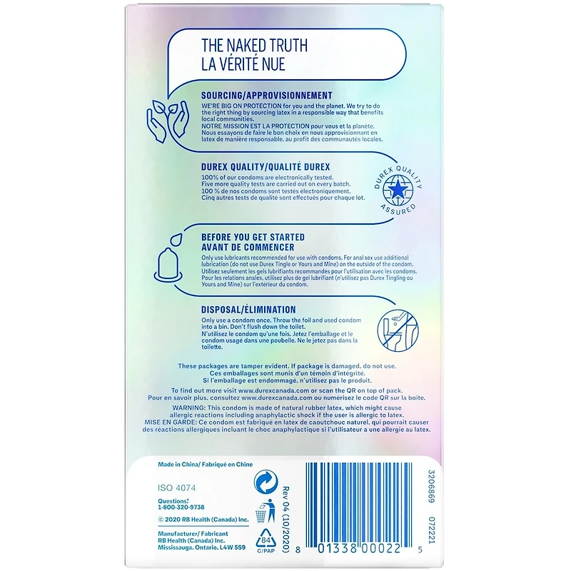 Condoms ultraminces Invisible XL