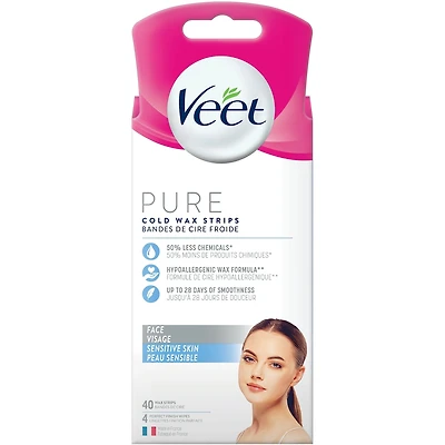 Veet® Pure™ Cold Wax Strips for Face