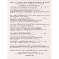 Rice Water Bright Travel Kit with Brightening Eye Patches