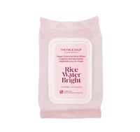 The Face Shop Rice Water Bright Vegan Cleansing Facial Wipes