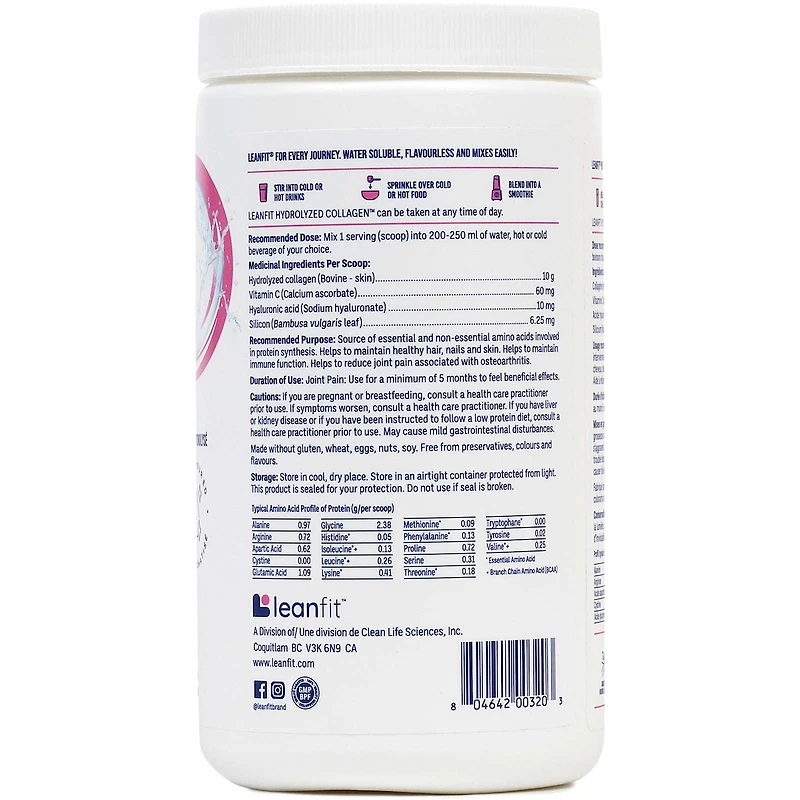 protéines de collagène hydrolyse, non aromatise