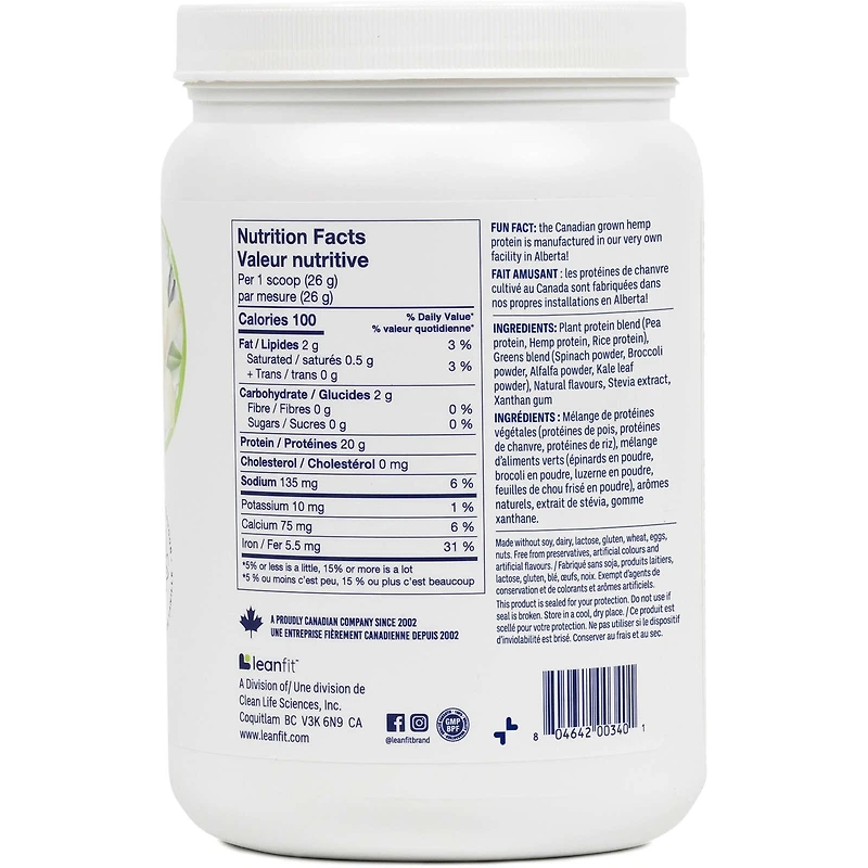 Leanfit Plant-based Protein & Greens