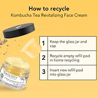 Crème Revitalisante pour le visage Kombucha Tea| Recharge