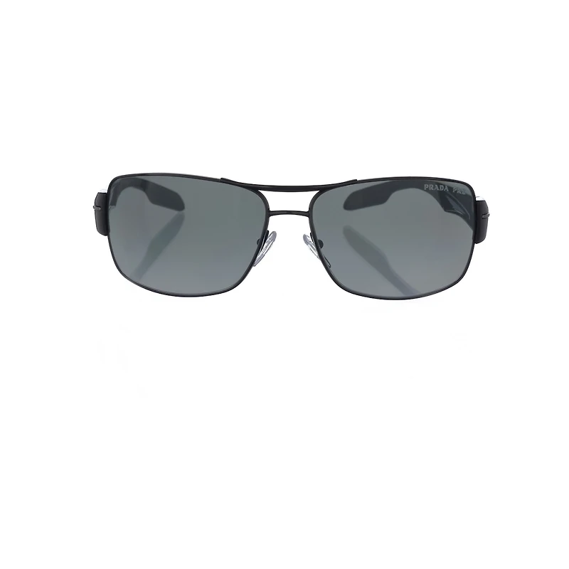 Lunettes solaires style sport chic Prada PS53NS noir