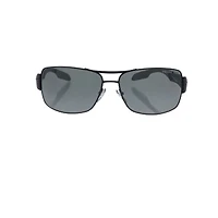 Lunettes solaires style sport chic Prada PS53NS noir