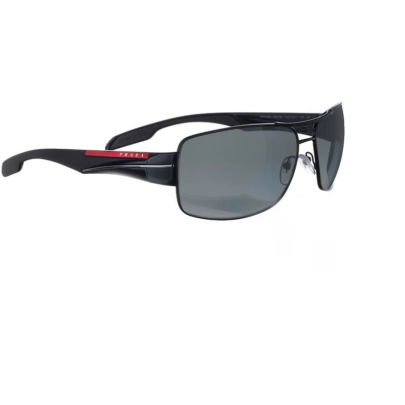 Lunettes solaires style sport chic Prada PS53NS noir