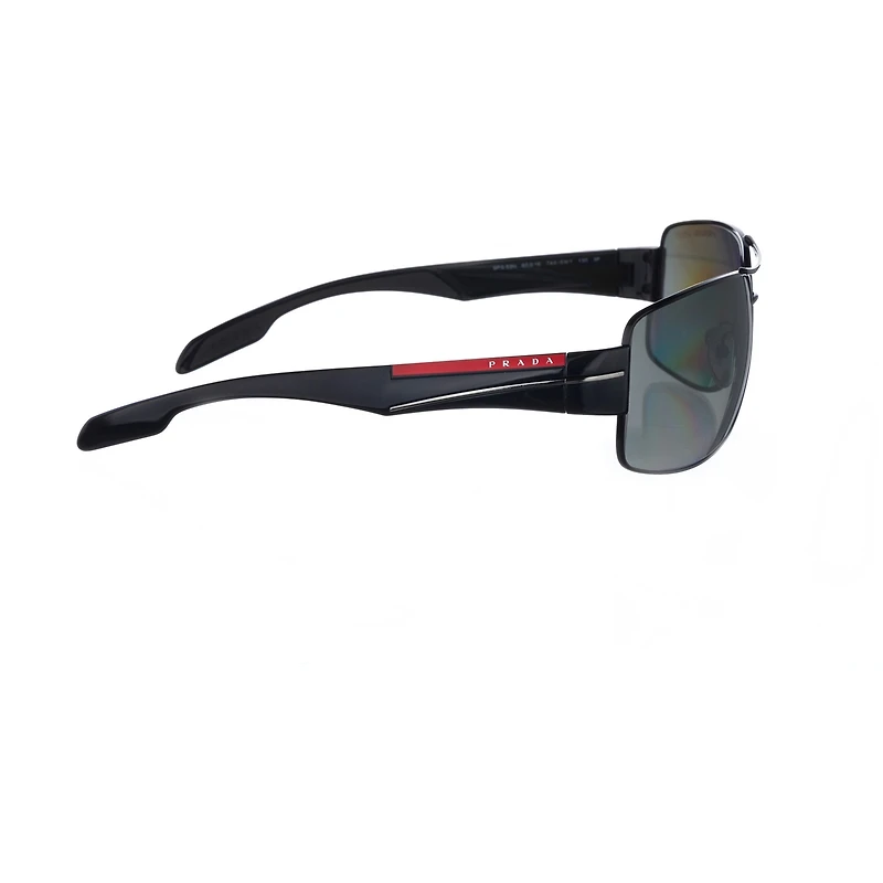 Lunettes solaires style sport chic Prada PS53NS noir