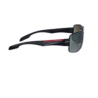 Lunettes solaires style sport chic Prada PS53NS noir