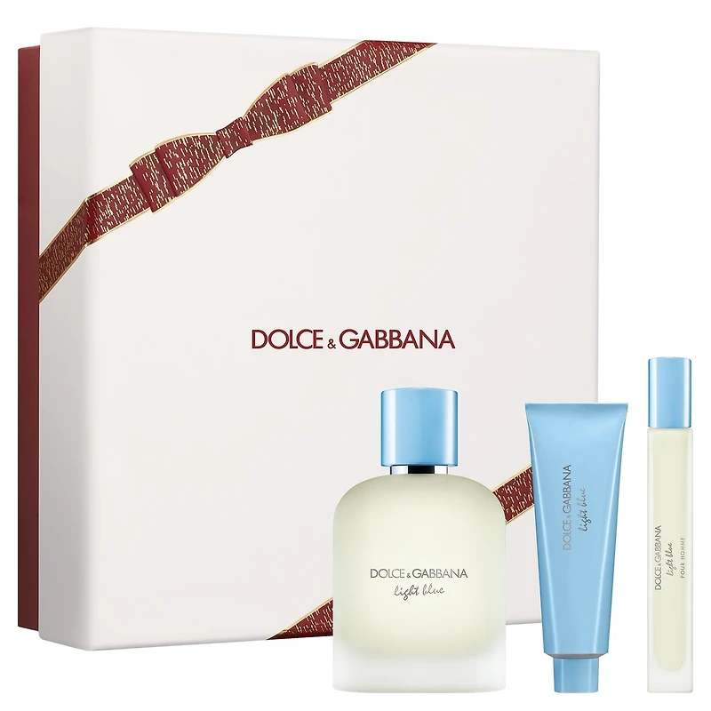 Coffret Cadeau Trois Pièces Dolce&Gabbana Light Blue Pour Homme Edt