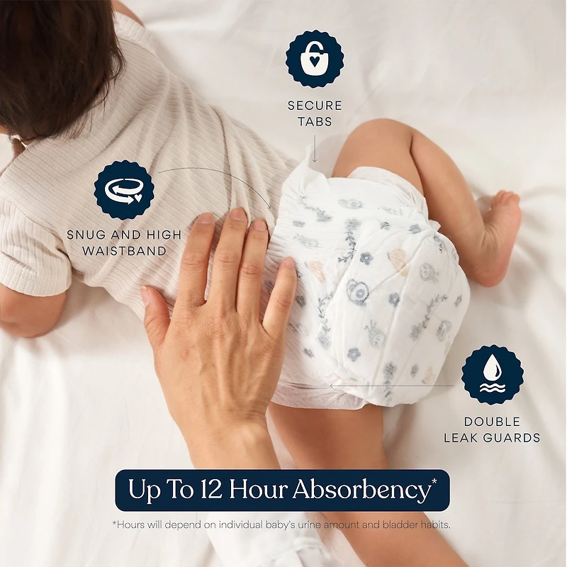 Millie Moon Luxury Diapers, Size 5, 64 Count