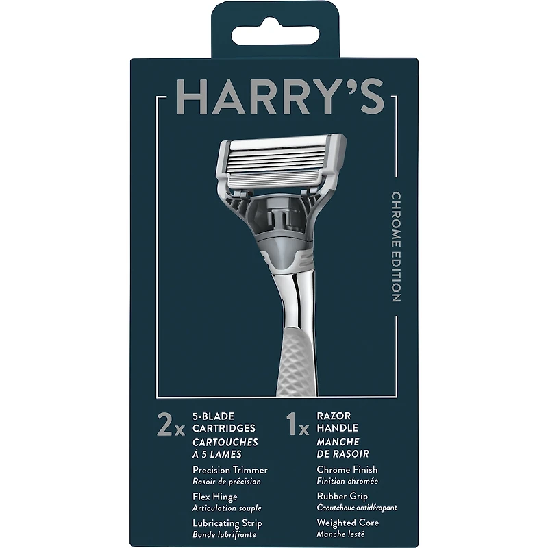 Rasoir pour homme Harry's - édition chrome