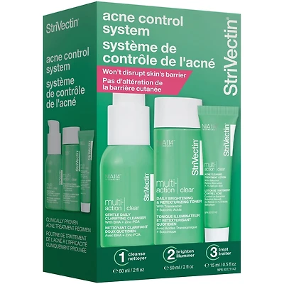 Multi-Action Clear acne control system