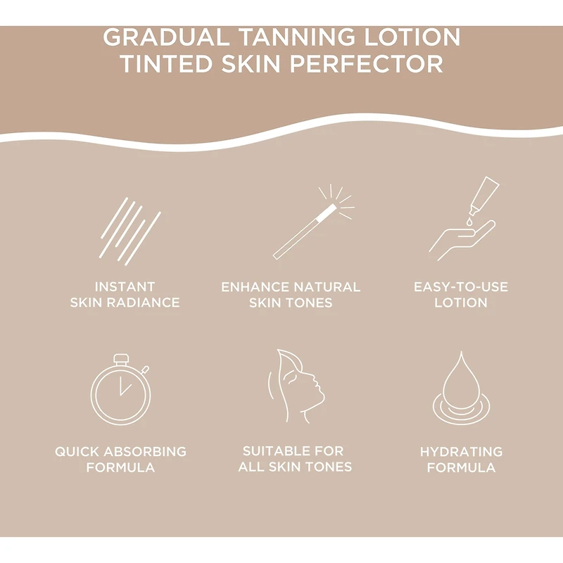 Lotion teintée perfectrice Bronzage progressif