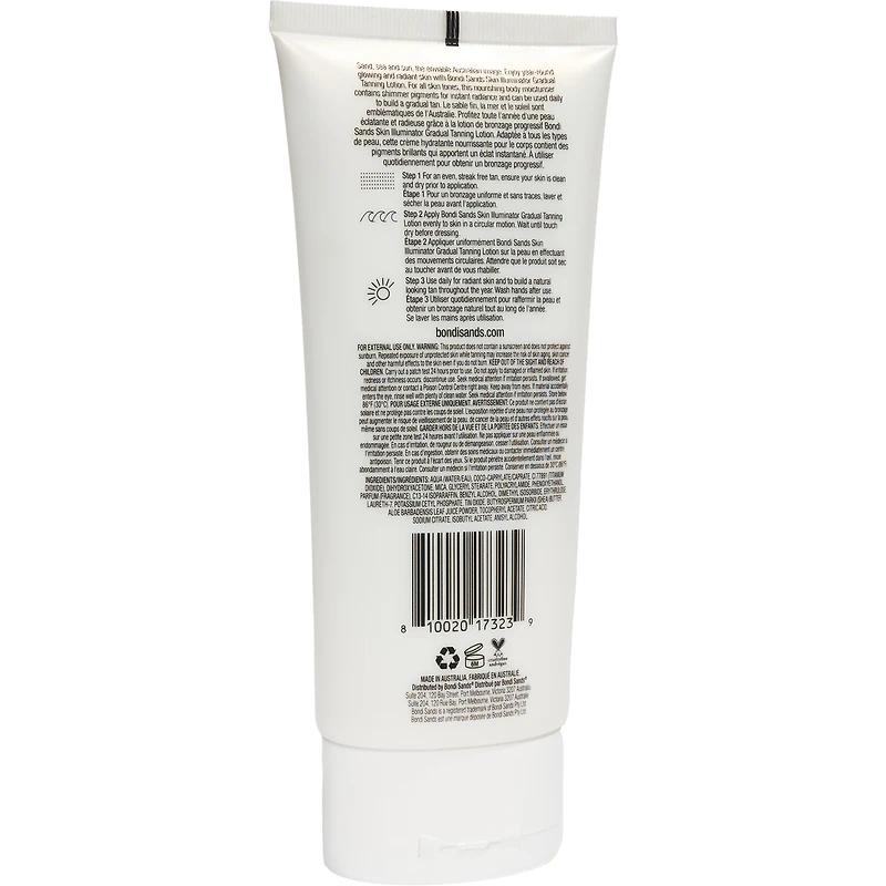 Lotion illuminatrice Bronzage progressif