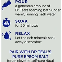 Bain Moussant avec du Sel D'Epsom Pur, Huile de Graune de Chanvre
