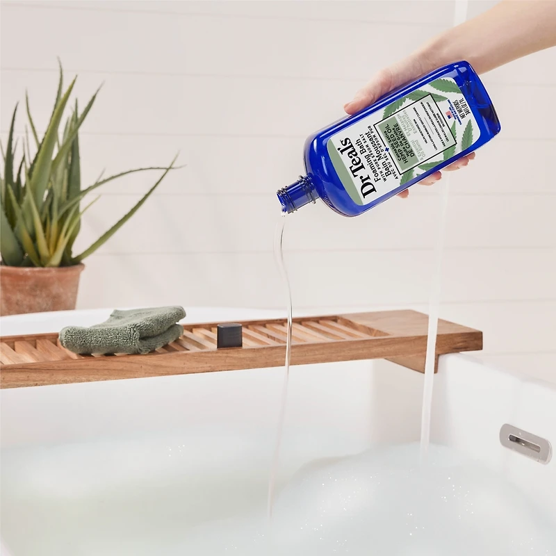 Bain Moussant avec du Sel D'Epsom Pur, Huile de Graune de Chanvre
