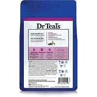 Sel d'Epsom pur Bain de trempage, Sureau noir à la vitamine D et aux huiles essentialles