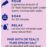 Foaming Bath with Pure Epsom Salt, Black Elderberry with Vitamin D and Essential Oils