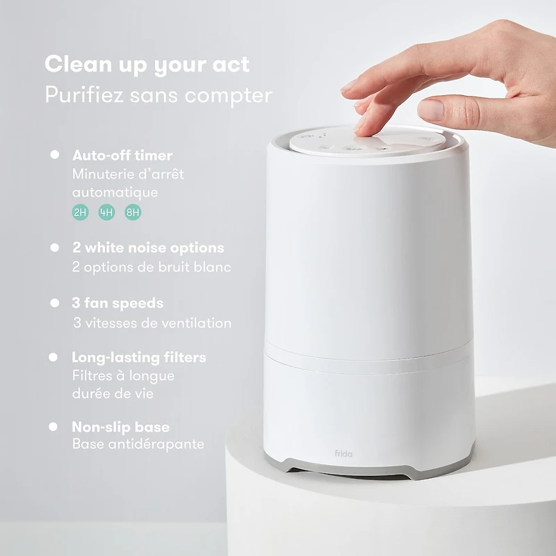 Purificateur D’Air + Machine À Bruit + Veilleuse 3-en-1