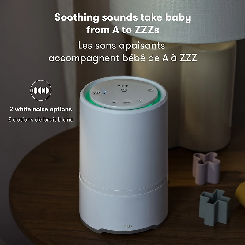 Purificateur D’Air + Machine À Bruit + Veilleuse 3-en-1