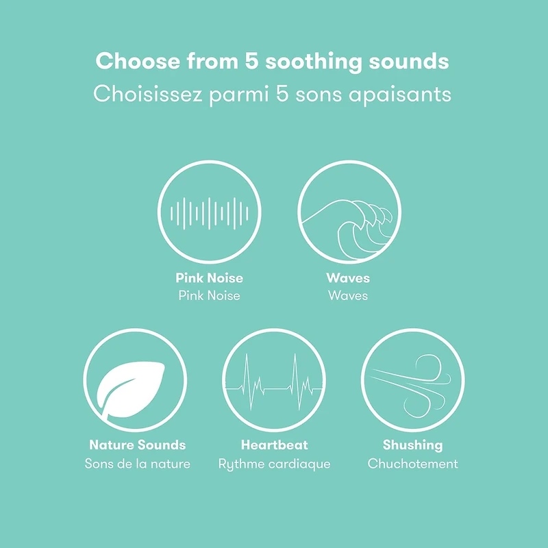 Machine À Bruit + Veilleuse Portable 2-en-1