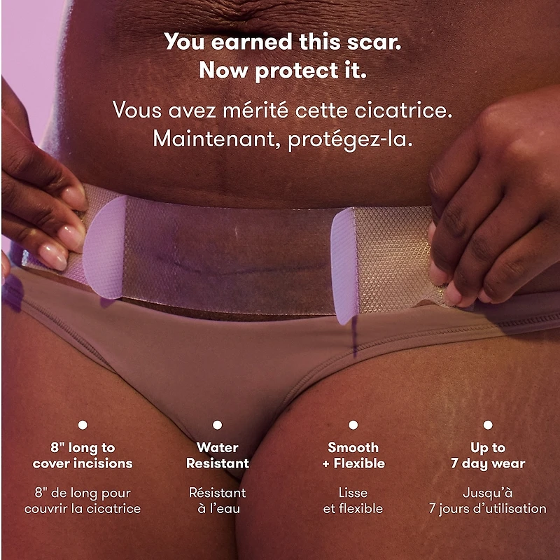 Patchs Cicatrice En Silicone Post-césarienne (Lot De 6)