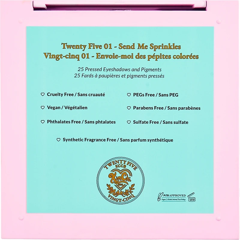 Twenty Five - 25 Pressed Eyeshadows And Pigments Send Me Nude'Les