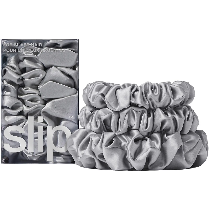 Pure Silk Back To Basics Assorted Scrunchies - Copper