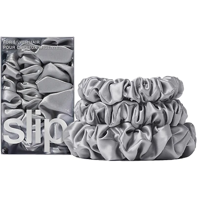 Pure Silk Back To Basics Assorted Scrunchies - Copper