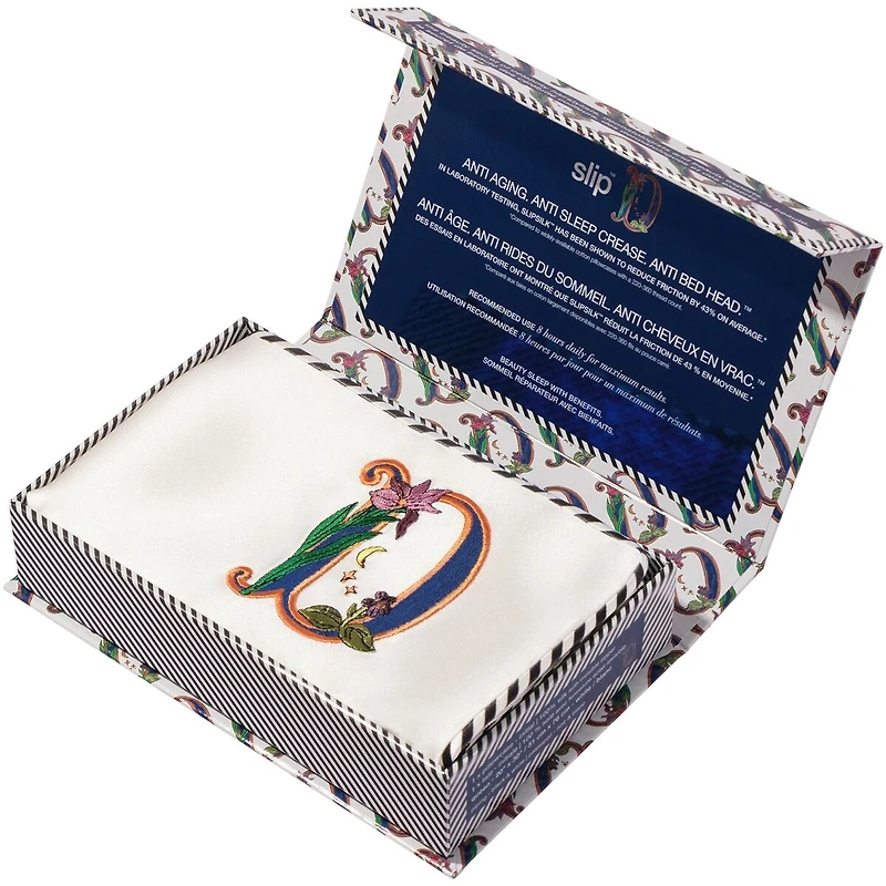 Pure Silk Initial Collection Queen Pillowcase