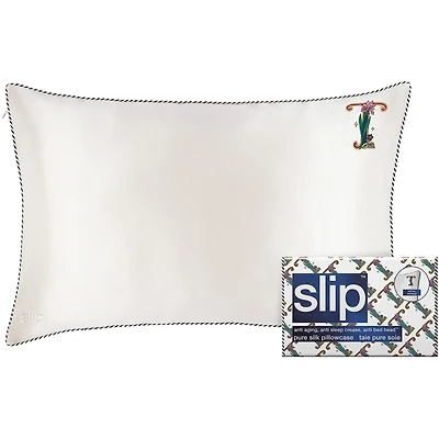 Pure Silk Initial Collection Queen Pillowcase