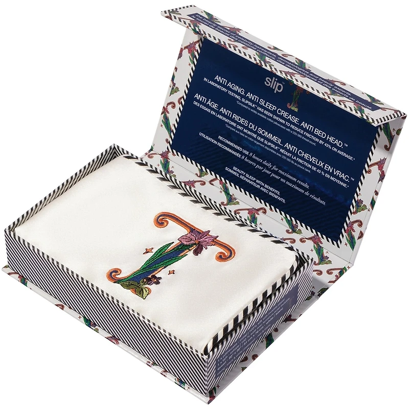 Pure Silk Initial Collection Queen Pillowcase