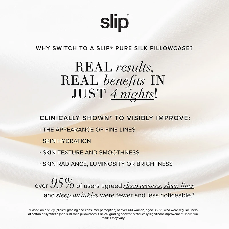 Pure Silk Queen Pillowcase - Petal