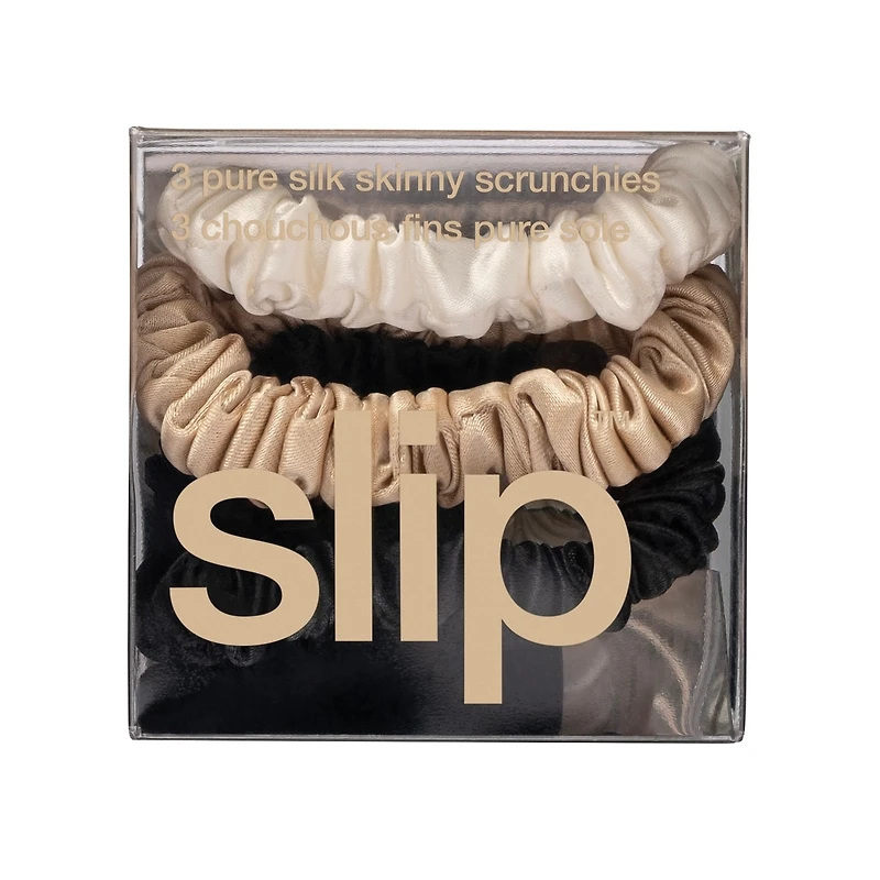 slip chouchous trio pure soie skinny
