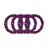 slip pure silk skinny scrunchies - maroon