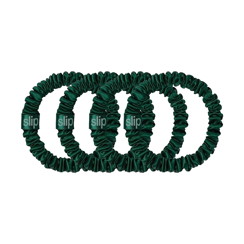 slip pure silk skinny scrunchies