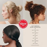 slip pure silk skinny scrunchies