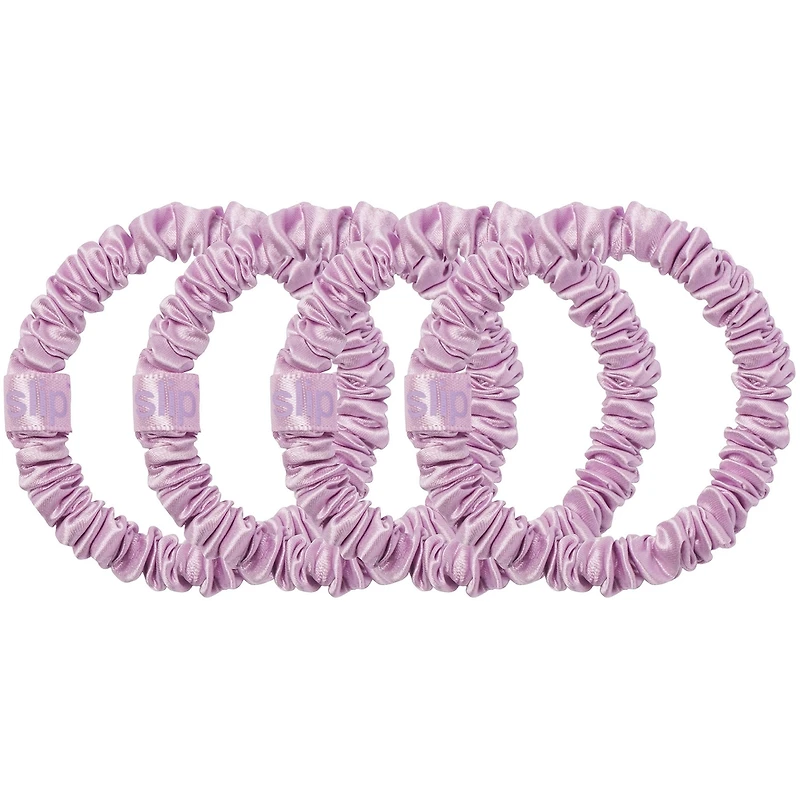 slip pure silk skinny scrunchies - wildflower
