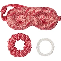 slip ensemble de soirée pyjama beauté pure soie - demi