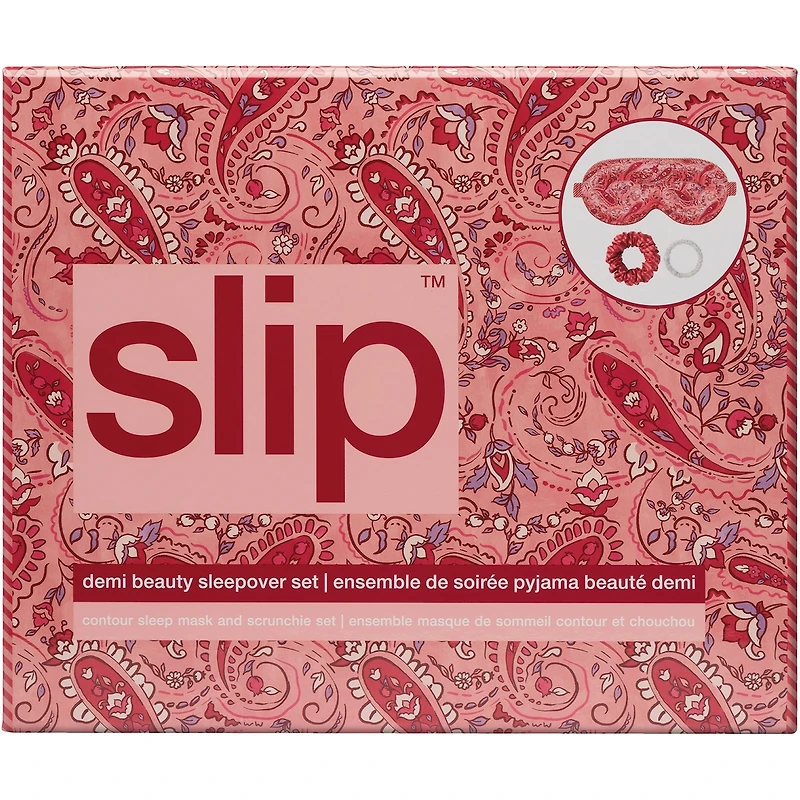 slip ensemble de soirée pyjama beauté pure soie - demi