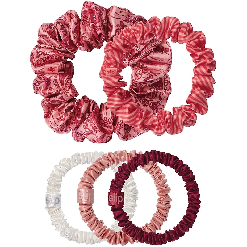 slip pure silk assorted scrunchies - harriet