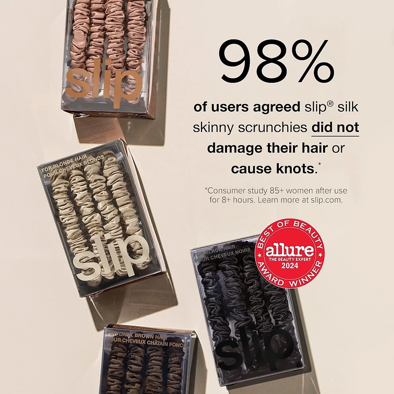 slip chouchous pure soie skinny